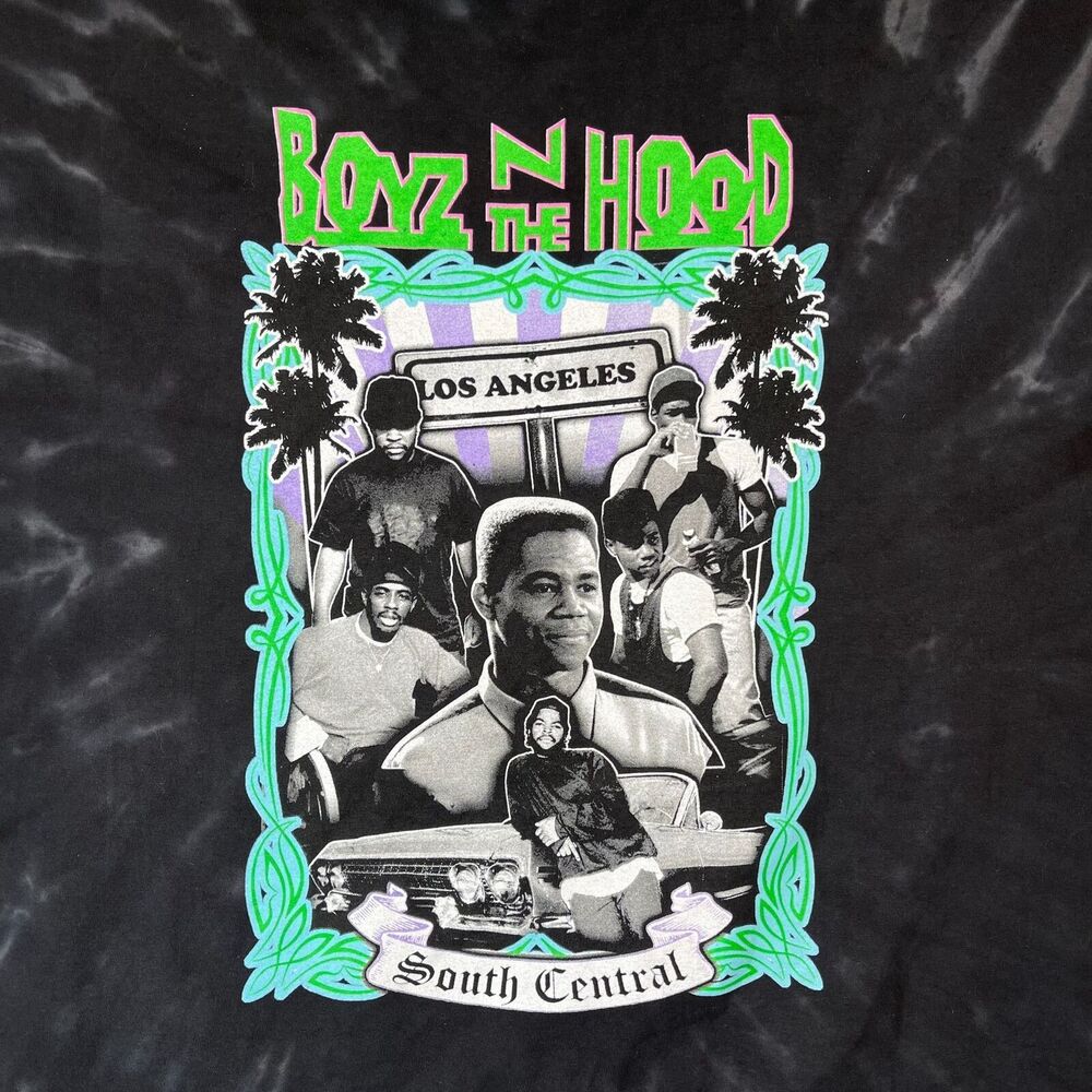 Official Boyz N The Hood Movie 4XL Men's TShirt Cuba Gooding Jr Ice Cube Tie Dye